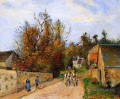la diligence 1877 Camille Pissarro